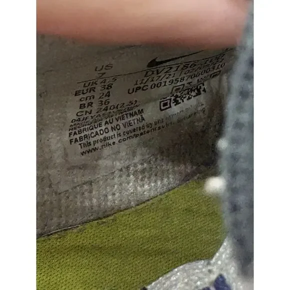 Nike Air Force 1 Shadow White Multi Womens Size 7 DV2186-100 - Picture 7 of 7